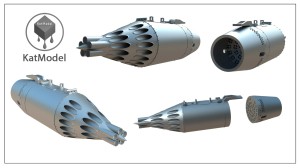 Wyrzutnia  rakiet UB32-24 4 sztuki  1/35