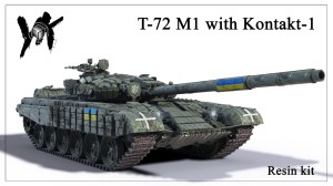 T-72 M1 with contact 1  1/35