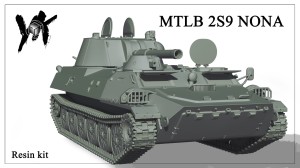 MTLB z wieżą NONA  scale 1/72