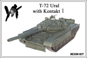T-72 Ural with contact-1_1/72