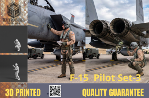 Piloci F-15   set-3 1/48