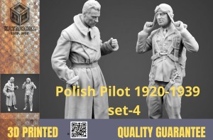 Polscy Piloci 1920-1939  set-4   1/32